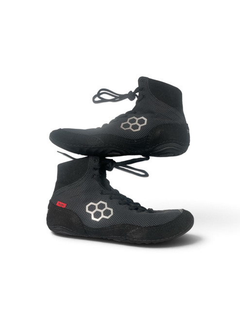 Vist Large View of Product Image Which is Used Rudis Wrestling Shoes Black Senior 8