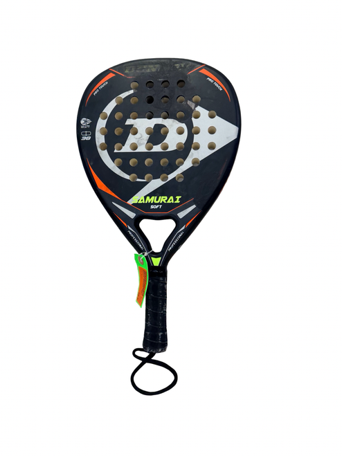 Vist Large View of Product Image Which is Used Dunlop SAMURAI Soft Padel Racket Black