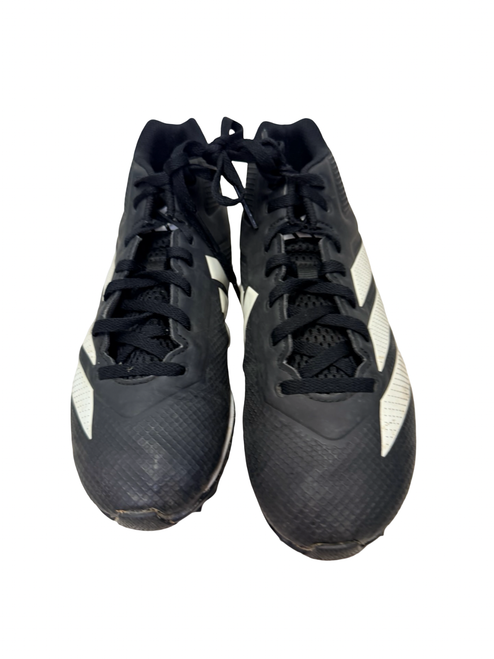 Vist Large View of Product Image Which is Used Adidas ADIZERO IMPACT.2 IE3996 Junior Football Cleats Black And White Junior 04.5