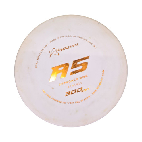 Vist Large View of Product Image Which is Used Prodigy A5 300 SOFT Disc Golf Putter White