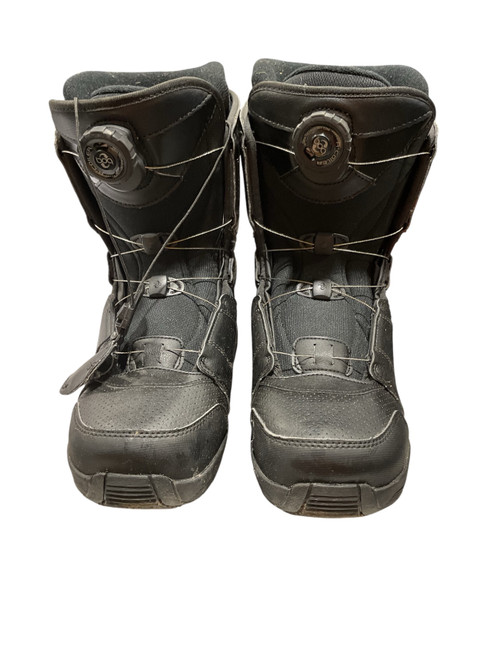 Vist Large View of Product Image Which is Used Salomon Mens Snowboard Boots Black Senior 7