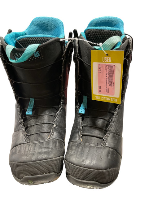 Vist Large View of Product Image Which is Used Burton Mens Snowboard Boots Black Senior 9