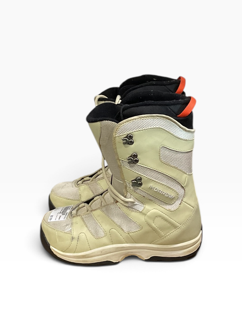 Vist Large View of Product Image Which is Used Morrow WILDFLOWER Womens Snowboard Boots White Senior 8.5