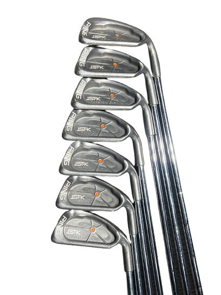 Vist Large View of Product Image Which is Used Ping ISI-K ORANGE DOT 4I-PW RH Mens Iron Set RH 4I-PW