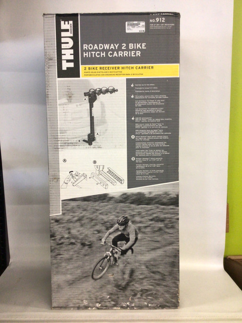 Vist Large View of Product Image Which is Used Thule ROADWAY 2 BIKE HITCH MOUNT Rear Mount Carrier Black
