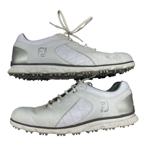 Vist Large View of Product Image Which is Used Foot Joy Mens Golf Shoes White Senior 11