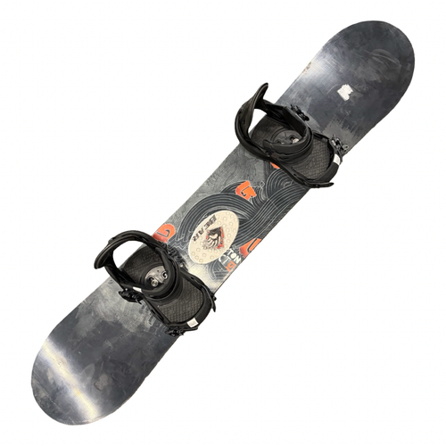 Vist Large View of Product Image Which is Used Burton 151CM Mens Board/Bindings Black 151 cm