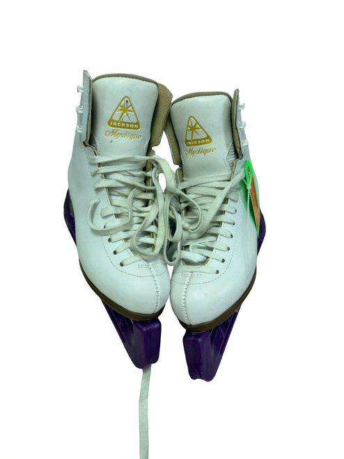 Vist Large View of Product Image Which is Used Jackson MYSTIQUE 1491 Girls Figure Skate White Junior 03.5