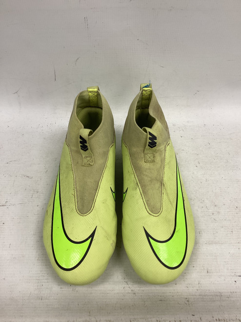 Vist Large View of Product Image Which is Used Nike MERCURIAL Soccer Cleats Yellow Senior 5.5