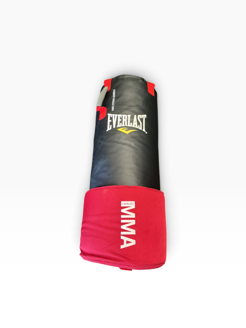 Vist Large View of Product Image Which is Used Everlast OMNISTRIKE HEAVY BAG MMA Boxing Heavy Bag Black And Red 80 lb
