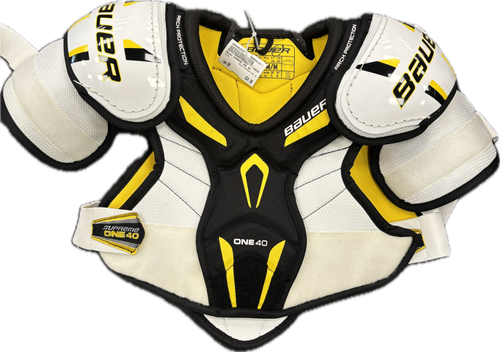 Vist Large View of Product Image Which is Used Bauer SUPREME ONE 40 Junior Shoulder Pads SM