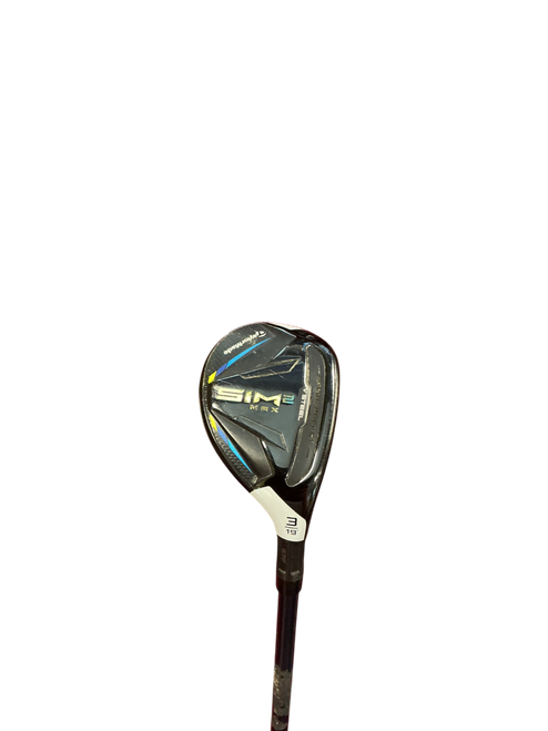 Vist Large View of Product Image Which is Used Taylormade SIM 2 MAX HYBRID Mens Hybrid Club RH 3 Hybrid