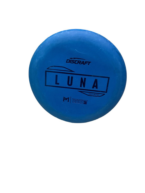 Vist Large View of Product Image Which is Used Discraft SOFT BLEND PAUL MCBETH LUNA Disc Golf Putter Royal Blue