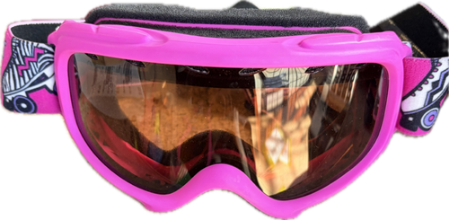 Vist Large View of Product Image Which is Used Smith Snow Goggles Youth Pink
