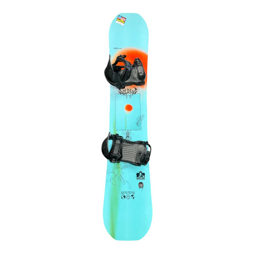 Vist Large View of Product Image Which is Used GNU GLOSS Womens Board/Bindings Carolina Blue 140 cm