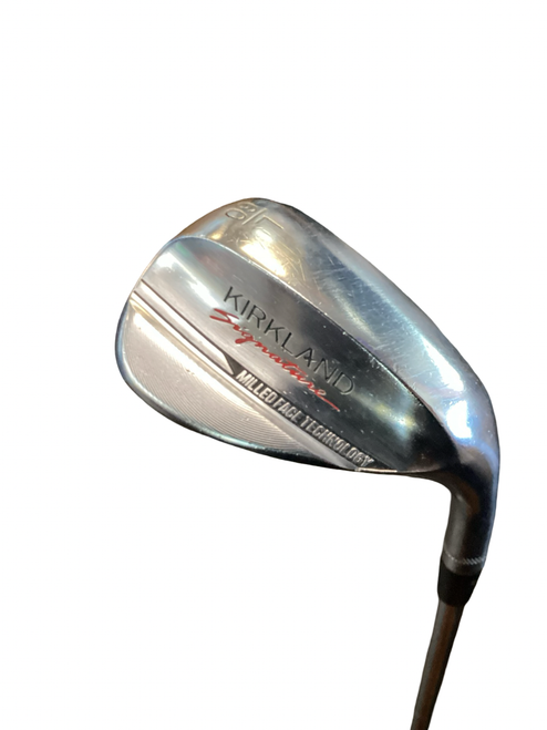 Vist Large View of Product Image Which is Used Kirkland Signature MILLED FACE TECHNOLOGY Golf Wedge Mens RH Lob Wedge