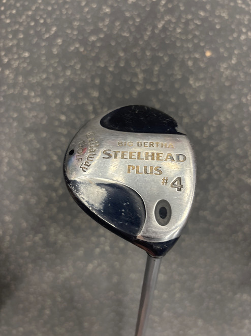 Vist Large View of Product Image Which is Used Callaway BIG BERTHA STEELHEAD PLUS Mens Fairway Wood RH 4 Wood