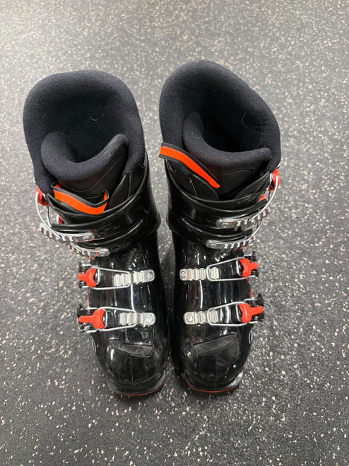 Vist Large View of Product Image Which is Used Rossignol COMP J3 Boys DH Ski Boot Black 225 MP - J04.5 - W5.5