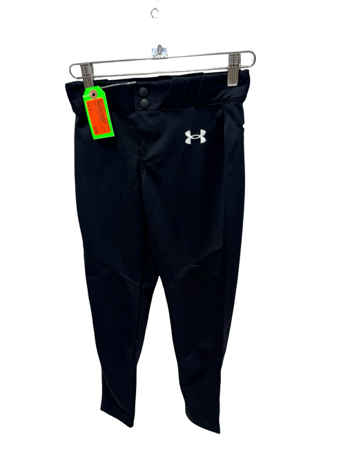 Vist Large View of Product Image Which is Used Under Armour Youth Baseball Pant Boys Black SM