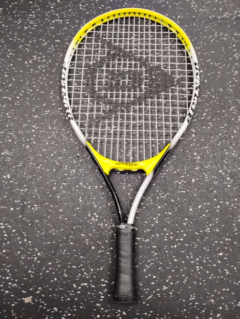 Vist Large View of Product Image Which is Used Dunlop NITRO Junior Tennis Racquet Yellow 21"