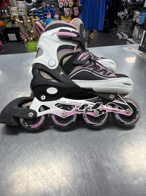 Vist Large View of Product Image Which is Used ZPM SPORTS ADJUSTABLE 13-3 Child Rec Fitness Skates White Adjustable