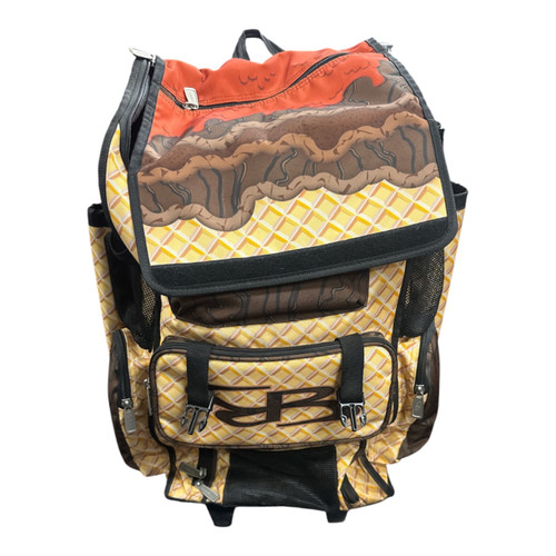 Vist Large View of Product Image Which is Used BoomBah ROLL BAG BB/SB Player Wheeled Bag Orange