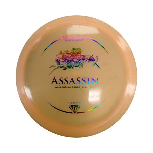 Vist Large View of Product Image Which is Used Gateway DIAMOND ASSASSIN Disc Golf Driver Orange 172g