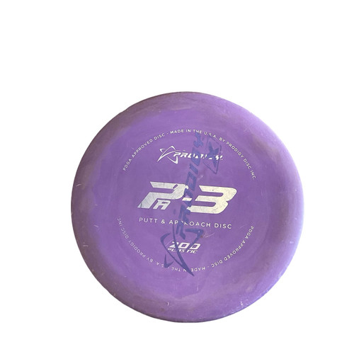 Vist Large View of Product Image Which is Used Prodigy PA3 200 PLASTIC Disc Golf Putter Purple