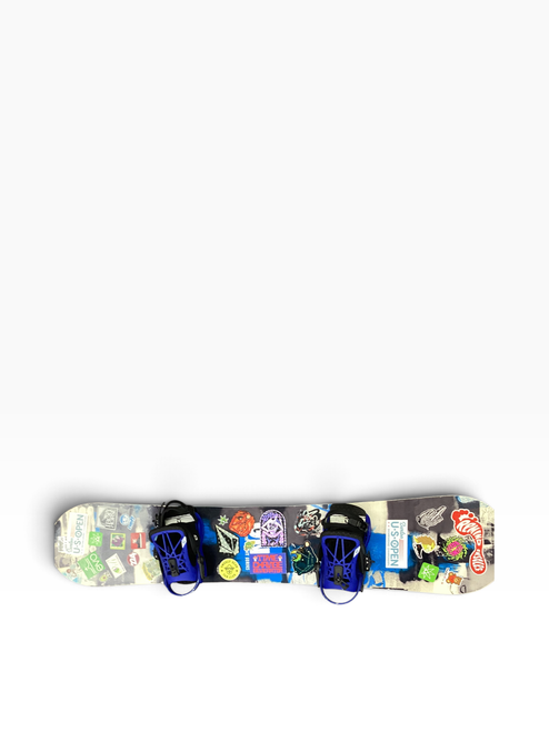 Vist Large View of Product Image Which is Used GNU CARBON CREDIT SERIES Mens Board/Bindings Royal Blue 157 cm