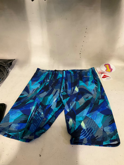 Vist Large View of Product Image Which is Used SPORTI SWIM TRUNKS Junior Swim Suit Royal Blue MD