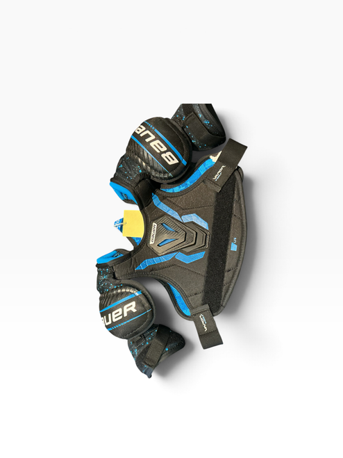 Vist Large View of Product Image Which is Used Bauer VAPOR VOLT SHOULDER PADS Youth Shoulder Pads LG