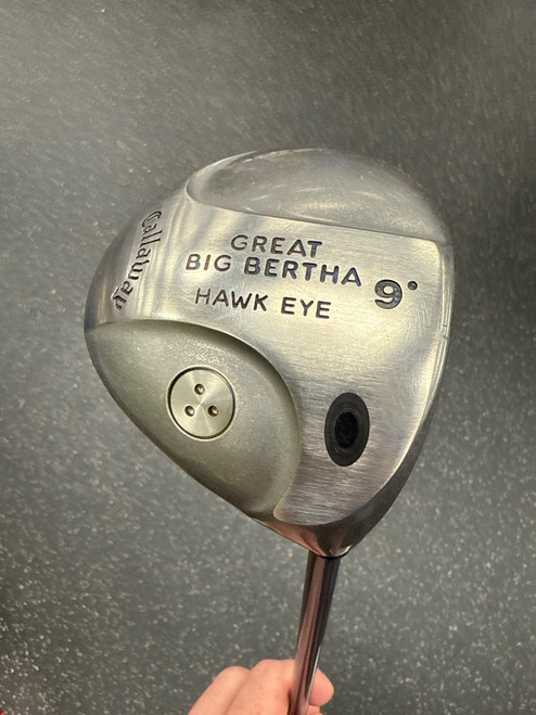 Vist Large View of Product Image Which is Used Callaway GREAT BIG BERTHA HAWK EYE Mens Driver RH 9.0 Degree