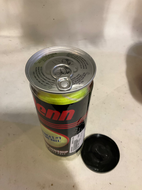 Vist Large View of Product Image Which is Used Penn TENNIS BALLS 3-ball Tennis Canister