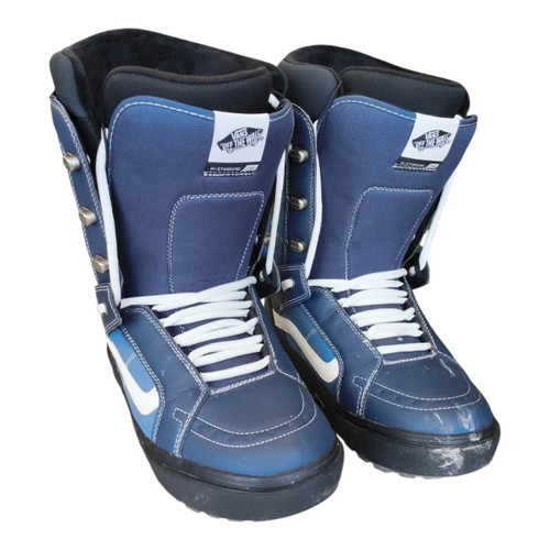 Vist Large View of Product Image Which is Used Vans HI-STANDARD OG Mens Snowboard Boots Royal Blue Senior 11.5