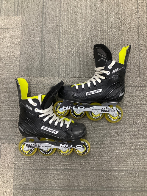 Vist Large View of Product Image Which is Used Bauer Roller Hockey Skates Black Junior 02