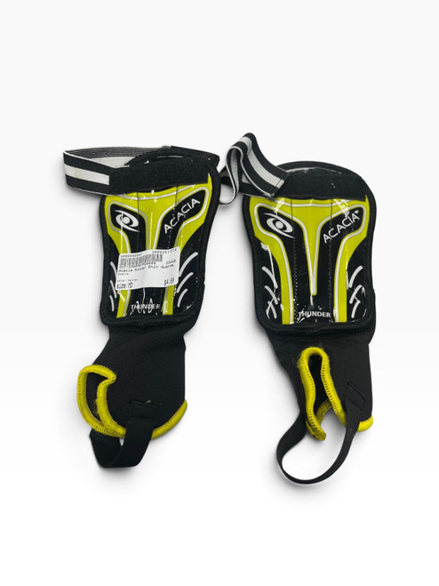 Vist Large View of Product Image Which is Used Acacia Soccer Shin Guards Youth Yellow MD