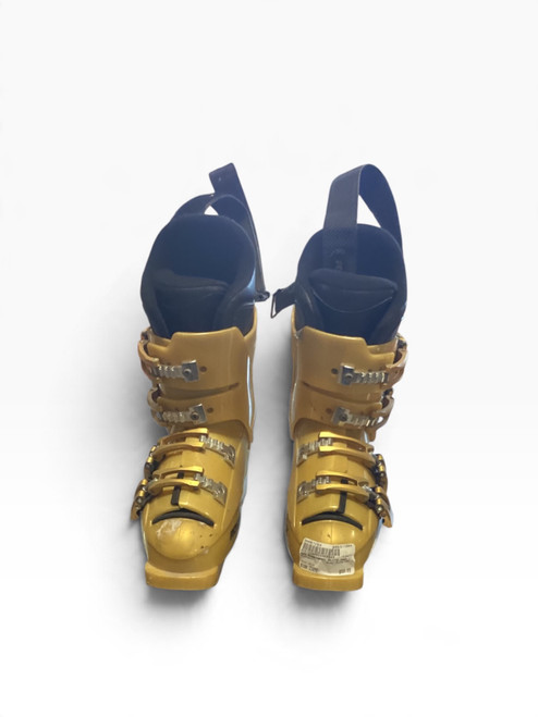 Vist Large View of Product Image Which is Used Rossignol ELITE PRO 1 Boys DH Ski Boot Gold 230 MP - J05 - W06