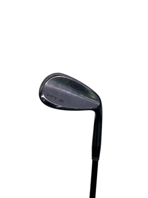 Vist Large View of Product Image Which is Used Cleveland RTZ Golf Wedge Mens RH Black 60 Degree