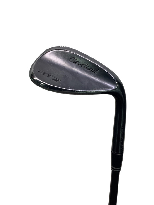 Vist Large View of Product Image Which is Used Cleveland RTZ Golf Wedge Mens RH Black 58 Degree