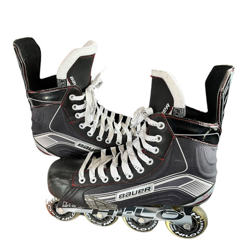 Vist Large View of Product Image Which is Used Bauer Roller Hockey Skates Black Senior 10