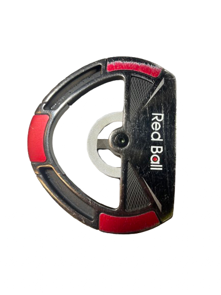 Vist Large View of Product Image Which is Used Odyssey O-WORKS RED BALL RH PUTTER Mens Putter RH Black