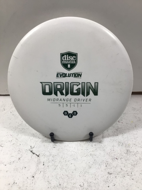 Vist Large View of Product Image Which is Used Discmania EVOLUTION GEO ORIGIN Disc Golf Mid Range White