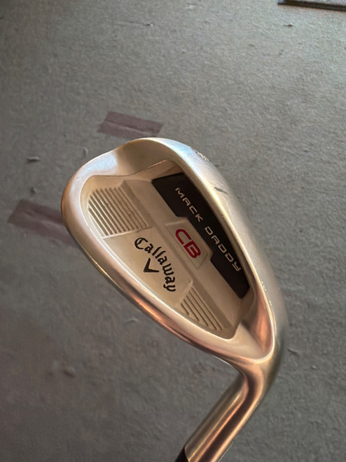 Vist Large View of Product Image Which is Used Callaway MACK DADDY CB Golf Wedge Mens RH 58 Degree