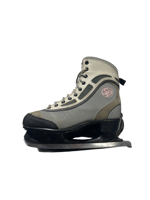 Vist Large View of Product Image Which is Used CCM SP Womens Softboot Skate Grey Senior 9
