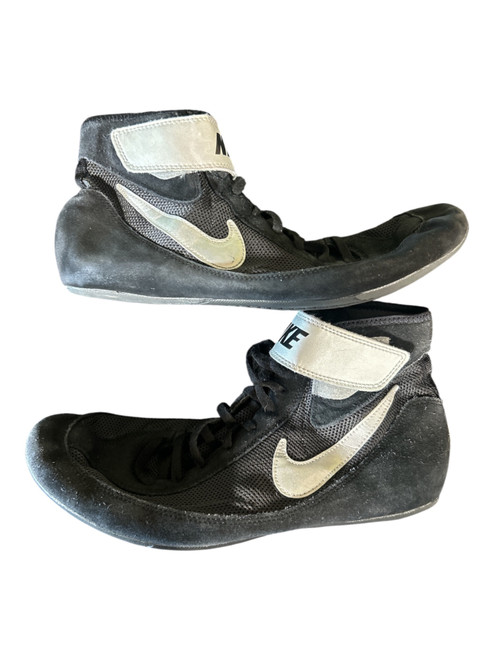 Vist Large View of Product Image Which is Used Nike Wrestling Shoes Black Senior 11