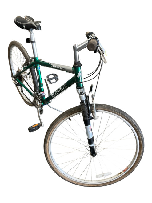 Vist Large View of Product Image Which is Used Specialized HARD ROCK Mountain Bike Mens Green 43-47cm - 17-18" - MD Frame
