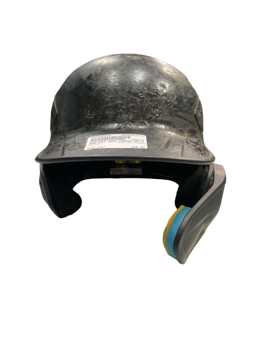 Vist Large View of Product Image Which is Used Rawlings MACH CARBON Batting Helmet No Mask Black LG