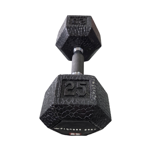Vist Large View of Product Image Which is Used Fitness Gear 25 LB HEX DUMBBELL Hex Dumbbell (Each) 25 lb