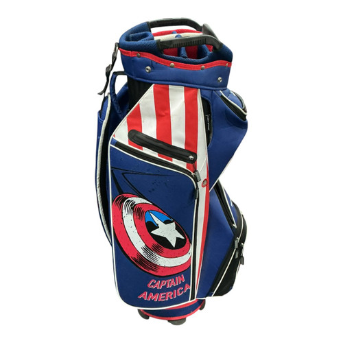 Vist Large View of Product Image Which is Used Team Effort BUCKET III COOLER CAPTAIN AMERICA Mens Cart Bag White/Red/Navy