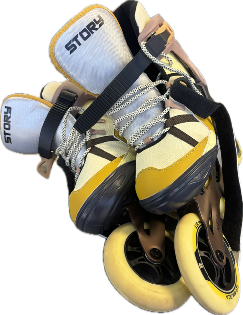 Vist Large View of Product Image Which is Used STORY Senior Rec Fitness Skates Black Senior 8